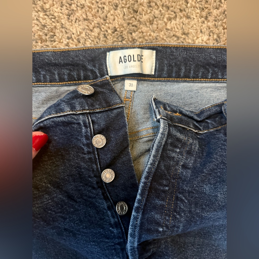AGOLDE Blue Denim Jeans